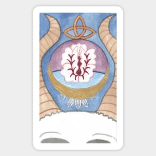 The High Priestess Tarot Card Sticker